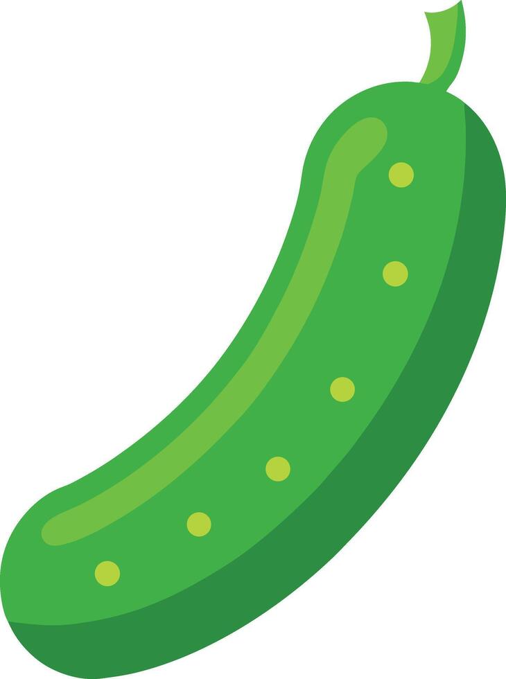 Illustration of A Cucumber vector