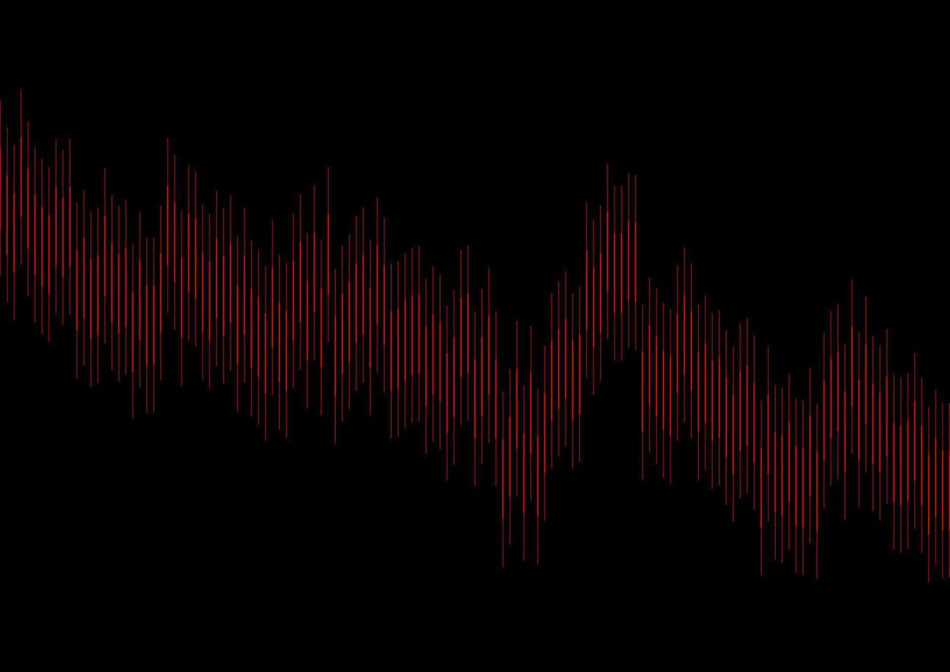 Abstract falling financial graph chart background vector