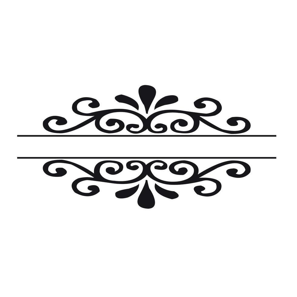 Mandala ribbon set vector
