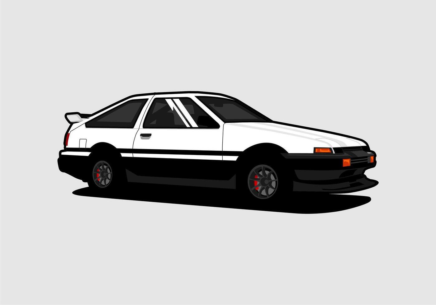 classic sports car automotive illustration vector