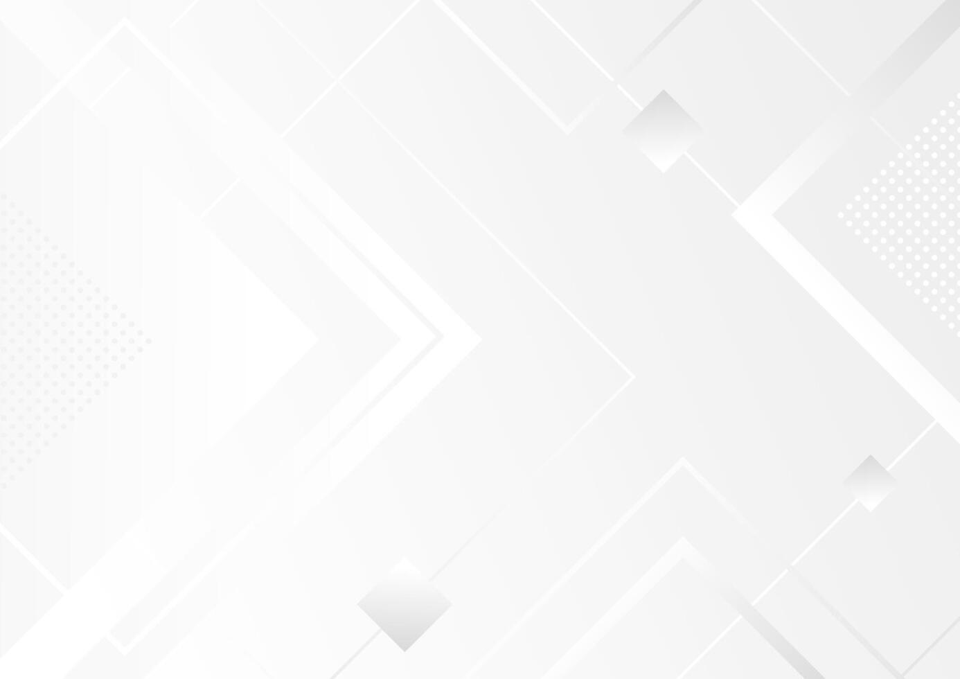 abstract white background with geometric shapes vector