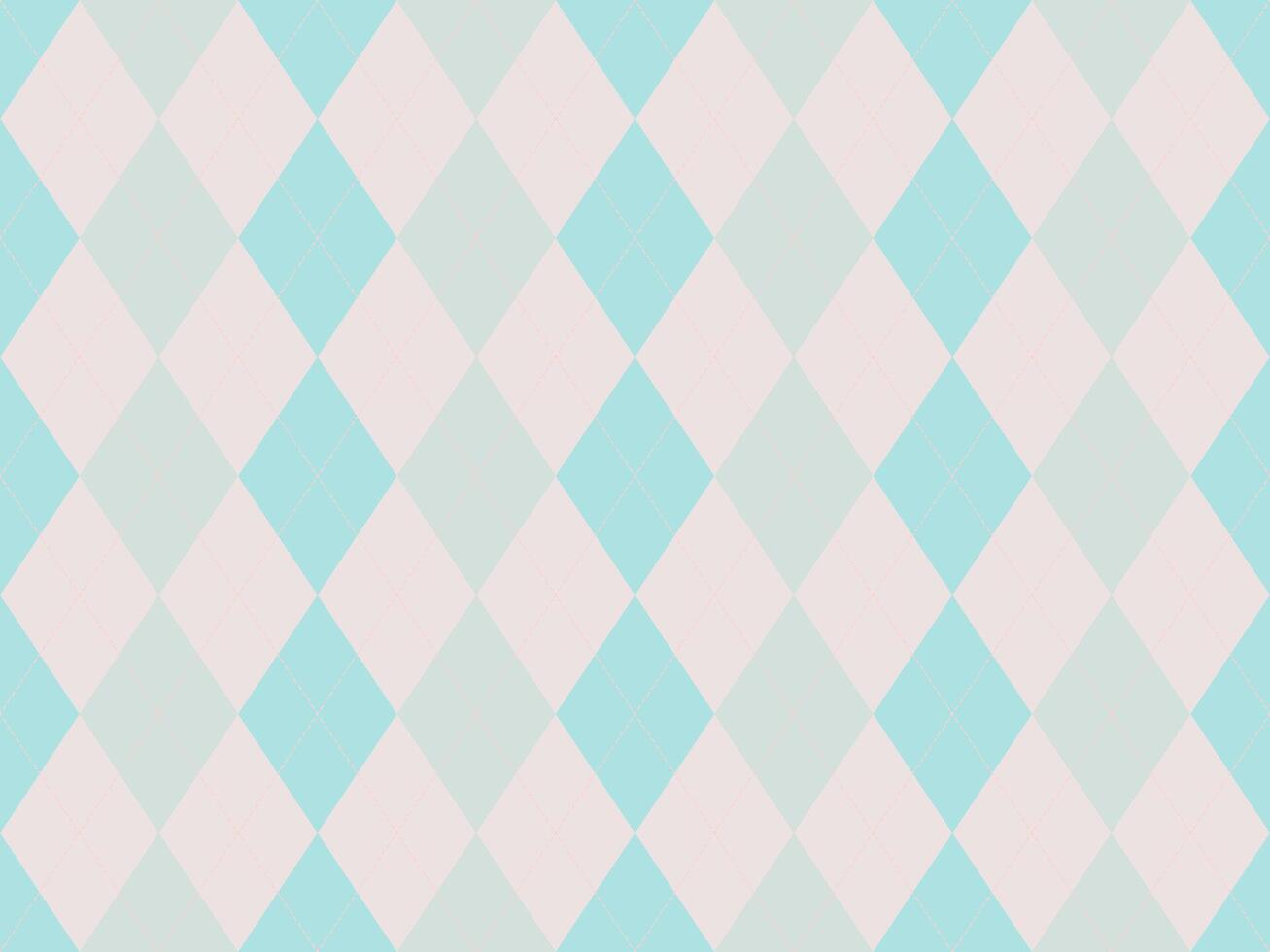 Elegant pastel argyle pattern. Perfect for backgrounds, websites, or textile designs. Soft, calming colors create a sophisticated and versatile aesthetic. vector
