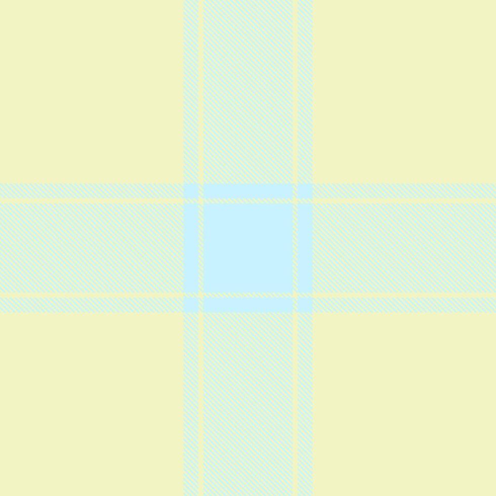 Pastel plaid pattern in soft yellow and blue hues. Perfect for backgrounds, textiles, or branding projects seeking a gentle, calming aesthetic. vector