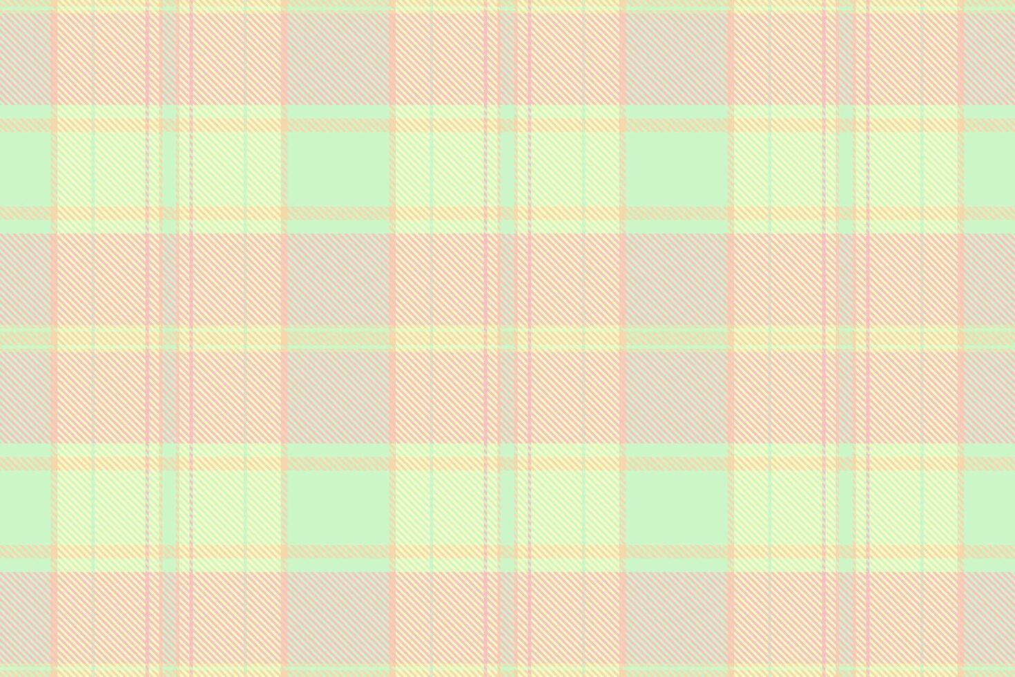 Pastel plaid pattern. Soft, springlike colors create a gentle, calming aesthetic. Perfect for textile design, websites, packaging, or crafting projects. Evokes feelings of tranquility and freshness. vector