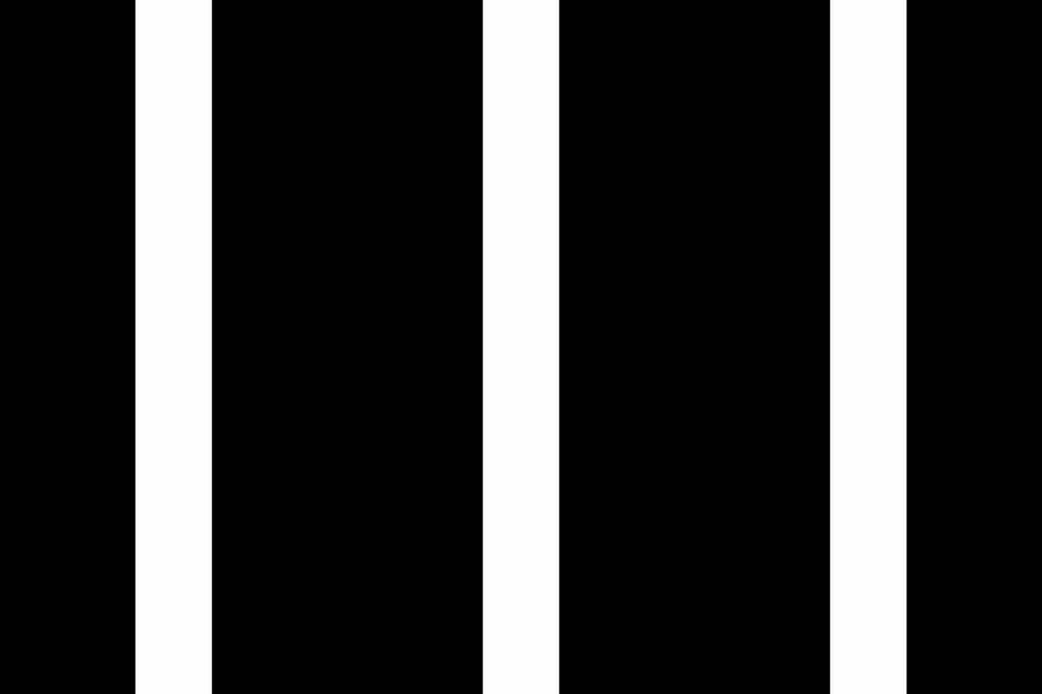 Striking abstract image featuring bold, vertical white stripes against a stark black background. This minimalist design evokes feelings of balance, contrast, and modern simplicity. vector