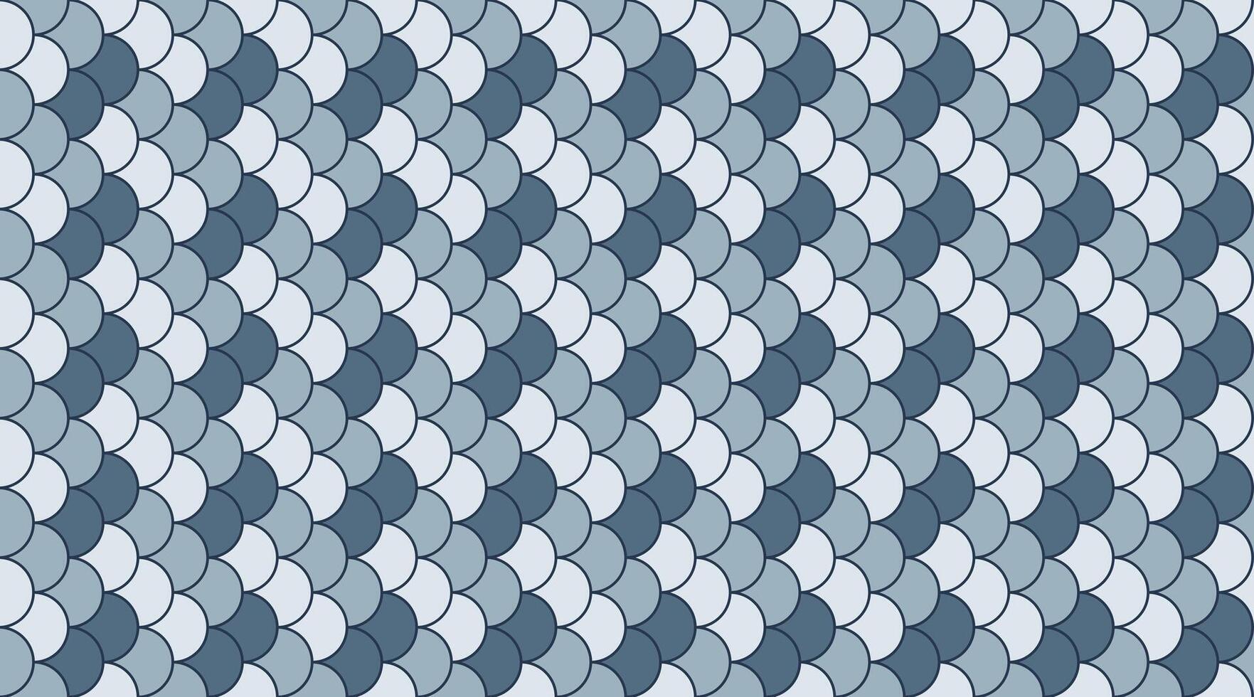 Abstract seamless pattern of overlapping blue scales. Modern, elegant design ideal for backgrounds, textures, or website design. Evokes a sense of calmness and continuity. vector