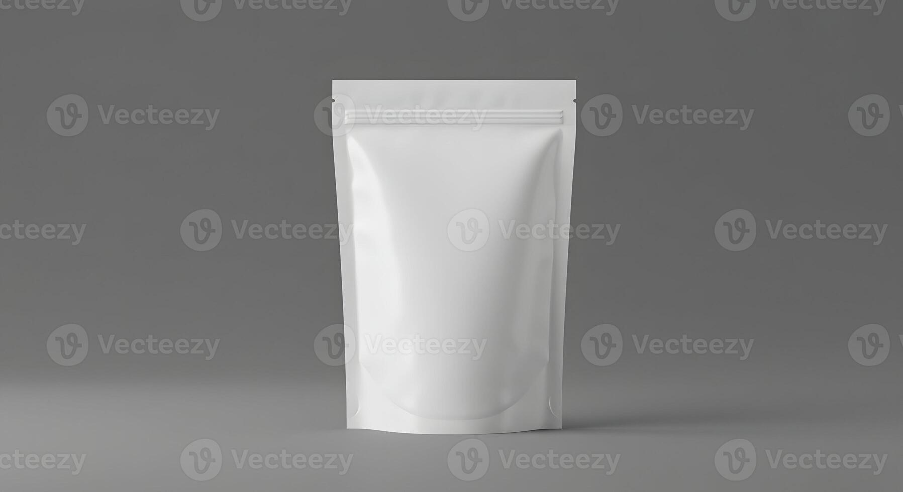 Blank Foil Pouch for Product Branding. AI Generate photo