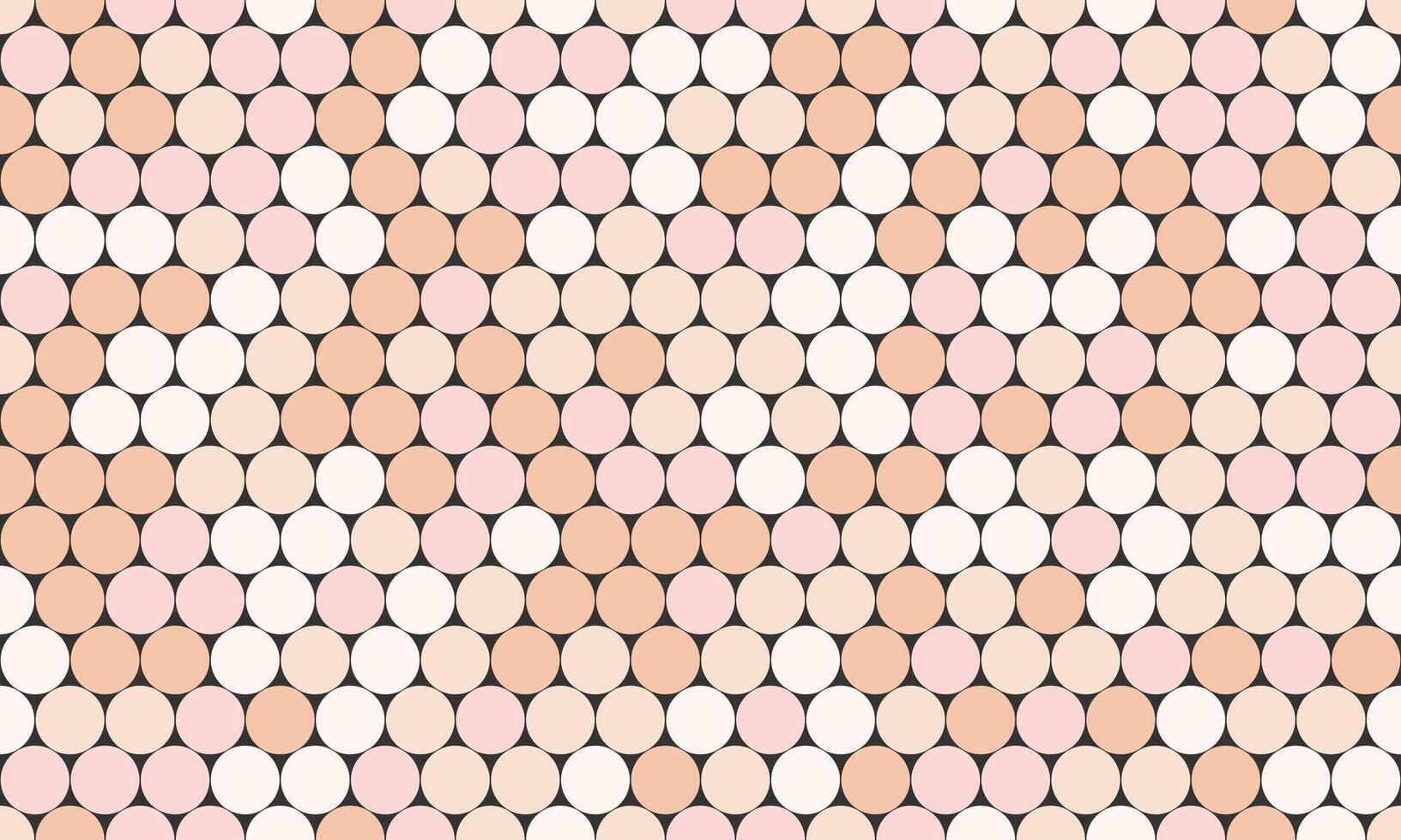 Abstract pastel pink and peach circle pattern. Elegant, seamless texture ideal for website backgrounds, fashion design, or modern branding. Subtle color palette evokes calmness and sophistication. vector