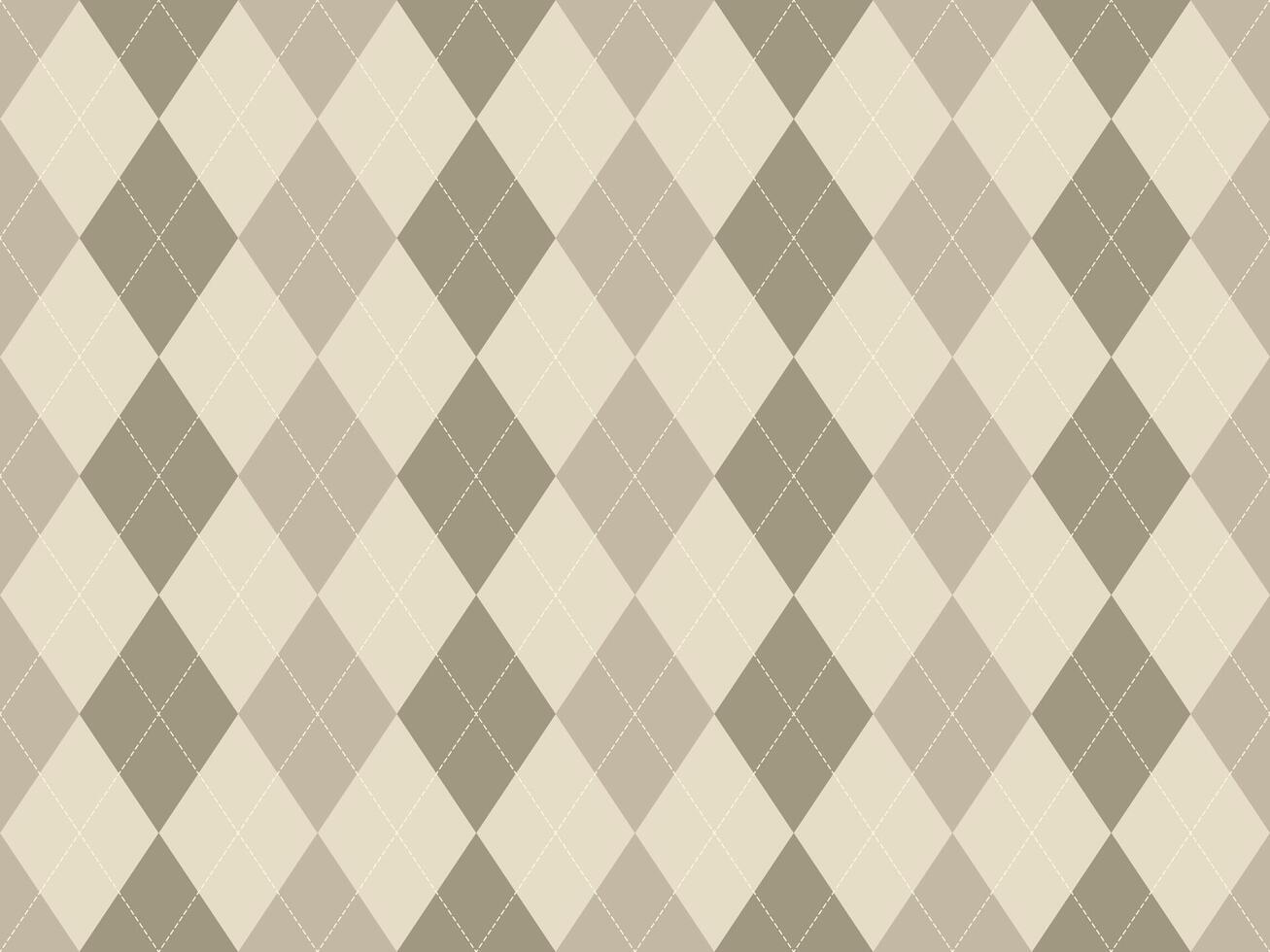 Elegant neutral argyle pattern. Subtle, sophisticated design ideal for backgrounds, website templates, or textile prints. vector