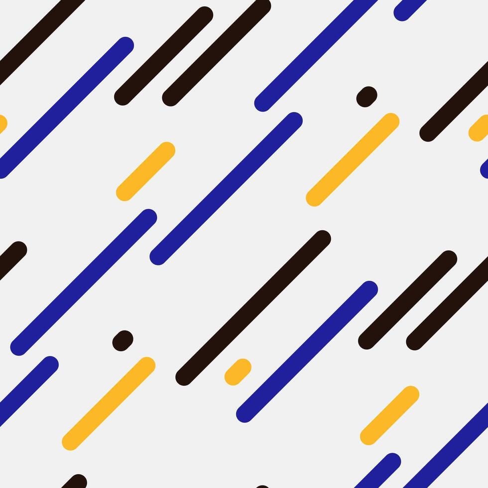 Dynamic abstract pattern with diagonal lines in blue, black, and gold on a white background. Perfect for modern design projects, presentations, website backgrounds, or as a texture overlay. vector