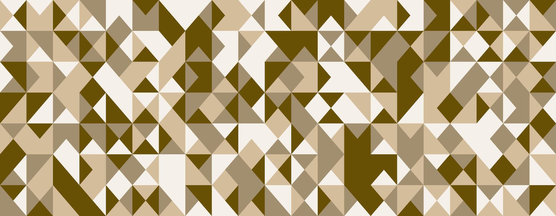 Abstract geometric pattern. Earthy tones create a sophisticated, modern design. Ideal for backgrounds, textures, or website design. vector