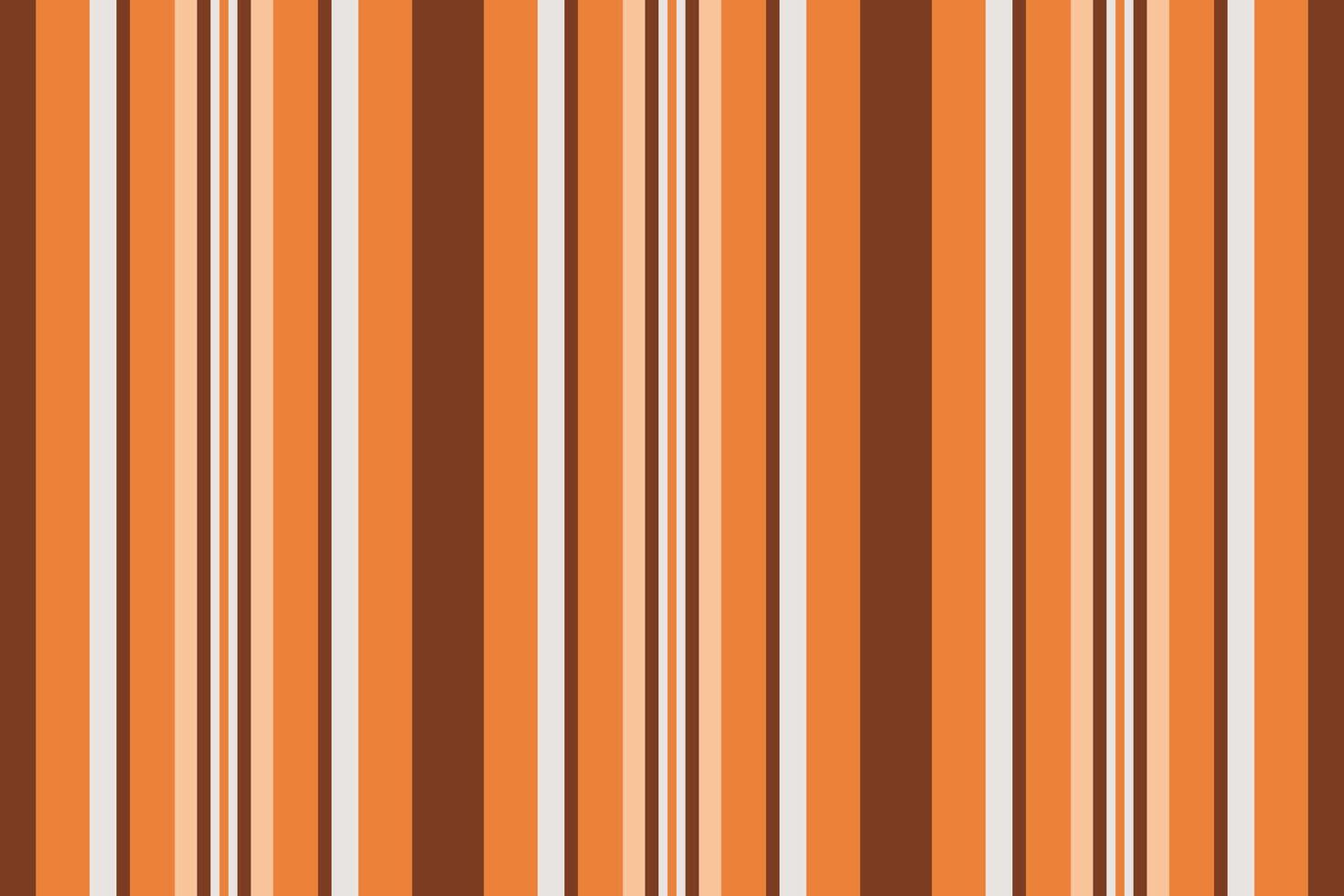 Iconic background fabric seamless, canadian vertical stripe textile. Aged pattern texture lines in orange and white colors. vector