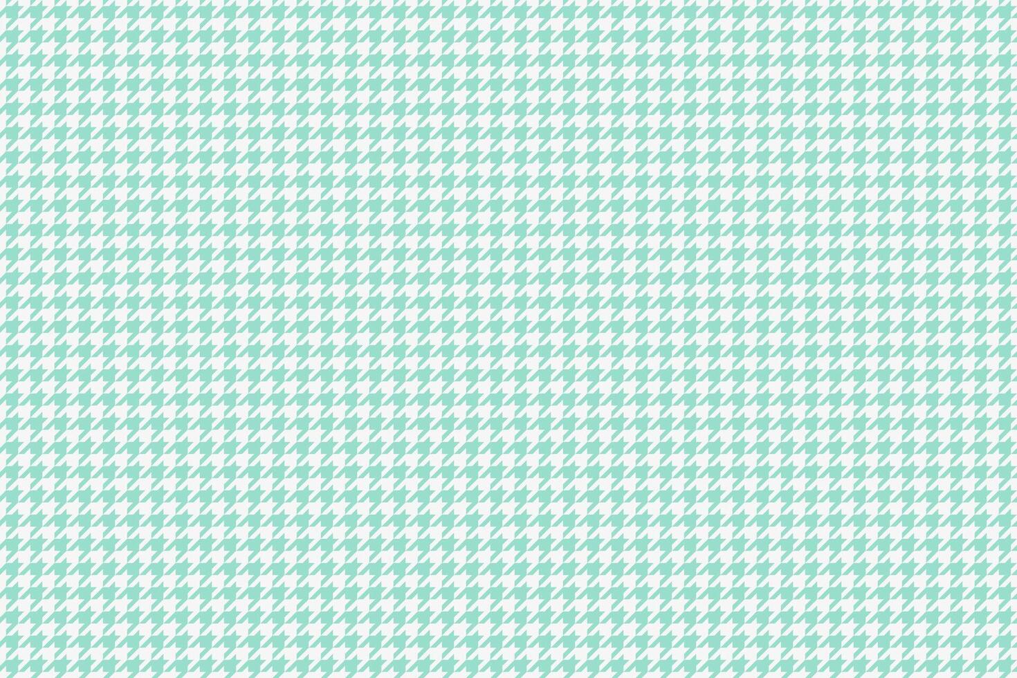 Elegant aqua and white houndstooth pattern. Perfect for textile design, website backgrounds, or fashion projects. This classic yet modern texture offers versatility and sophistication. vector