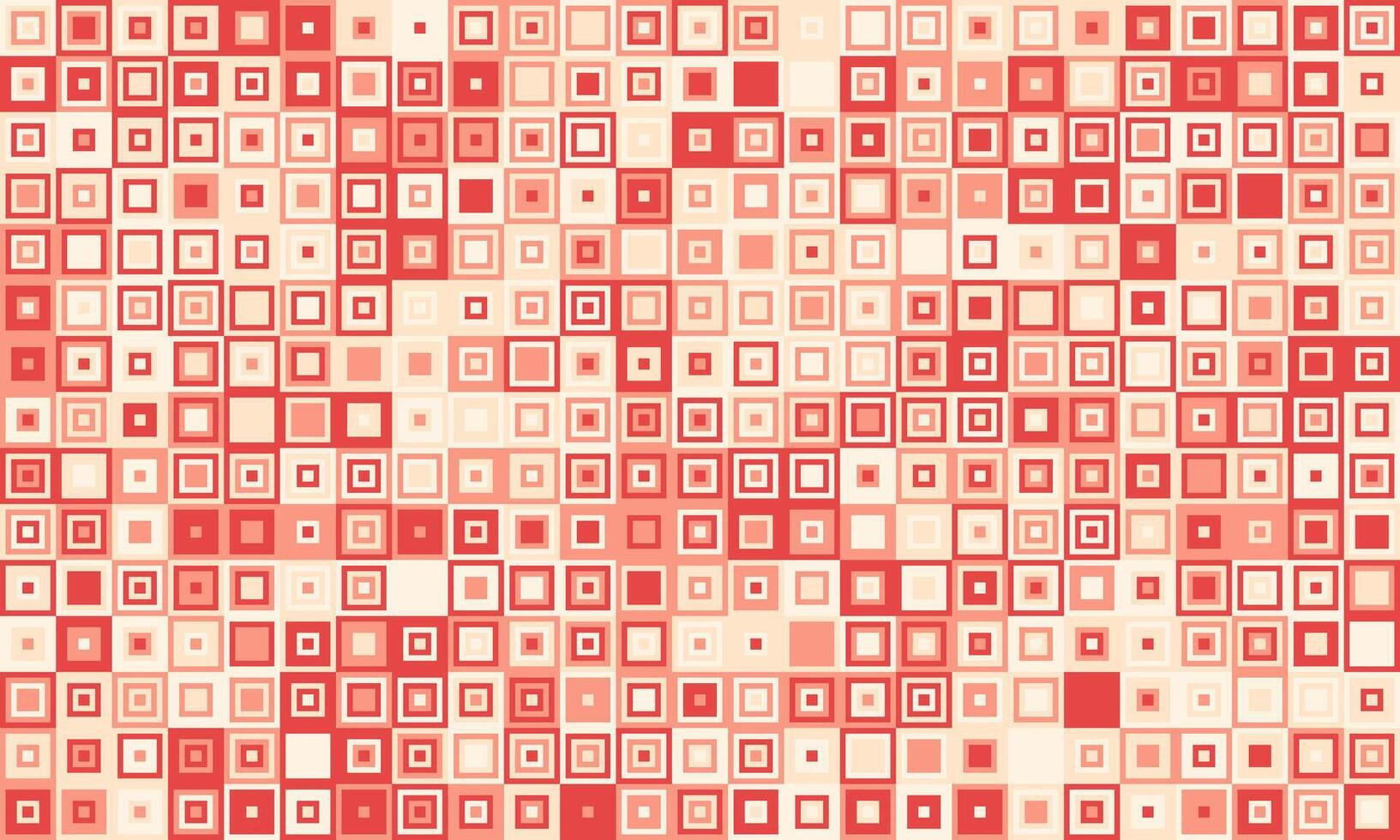 Abstract red square pattern background. Versatile geometric design perfect for website banners, presentations, or textile prints. vector