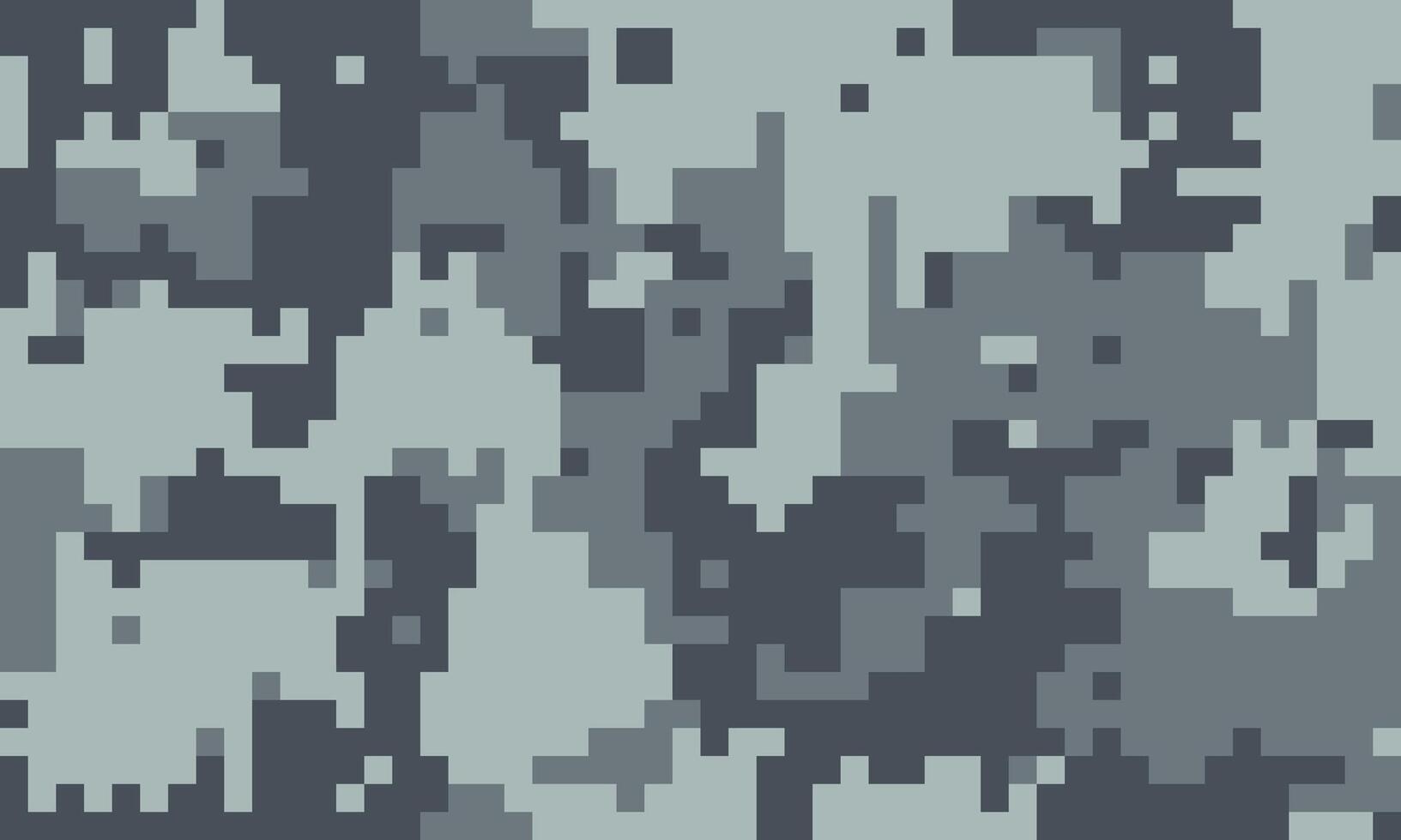 Abstract digital camouflage pattern in shades of grey. Perfect for backgrounds, textiles, or militarythemed designs. vector