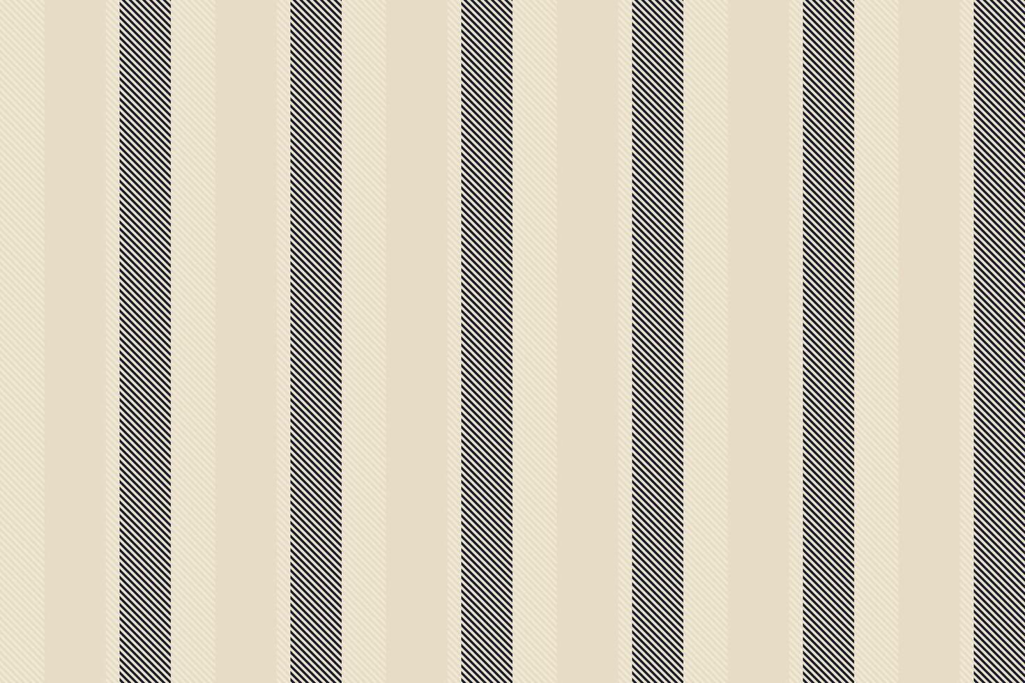 Elegant cream and charcoal striped pattern. Perfect for textile design, website backgrounds, or any project needing a sophisticated, classic feel. vector