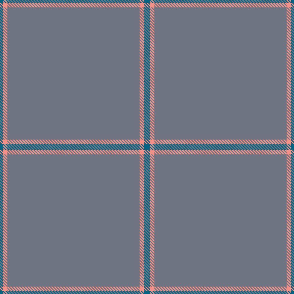 Elegant muted teal and blush pink plaid pattern. Perfect for textile designs, website backgrounds, or stationery. This subtle yet stylish design evokes a sense of calm sophistication. vector
