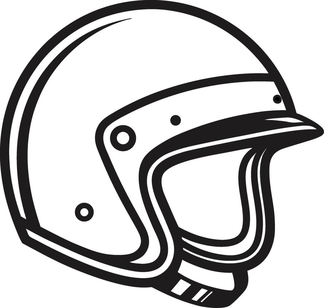 Stylish Vintage Motorcycle Helmet Graphic for Custom Apparel and Tattoo Ideas vector
