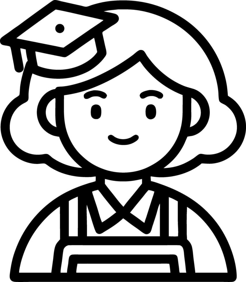Graduation Celebration with Happy Boy in Cap Smiling and Holding Diploma Suitable for Designs vector