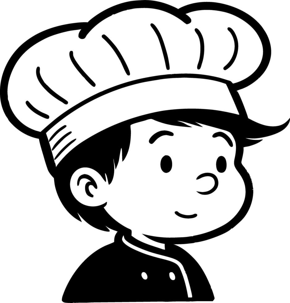 Cute Cartoon Chef Character for Kids Cooking Illustrations and Educational Resources vector