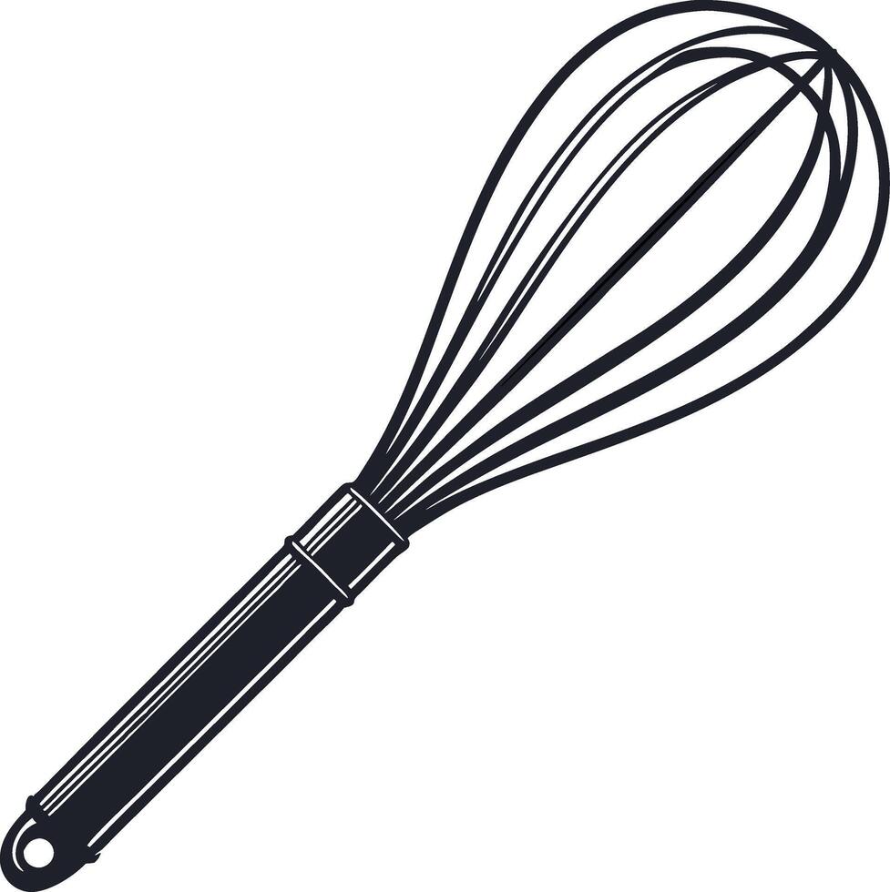 Whisk for Baking Cooking Kitchen Tools Illustrations and Culinary Design Projects vector