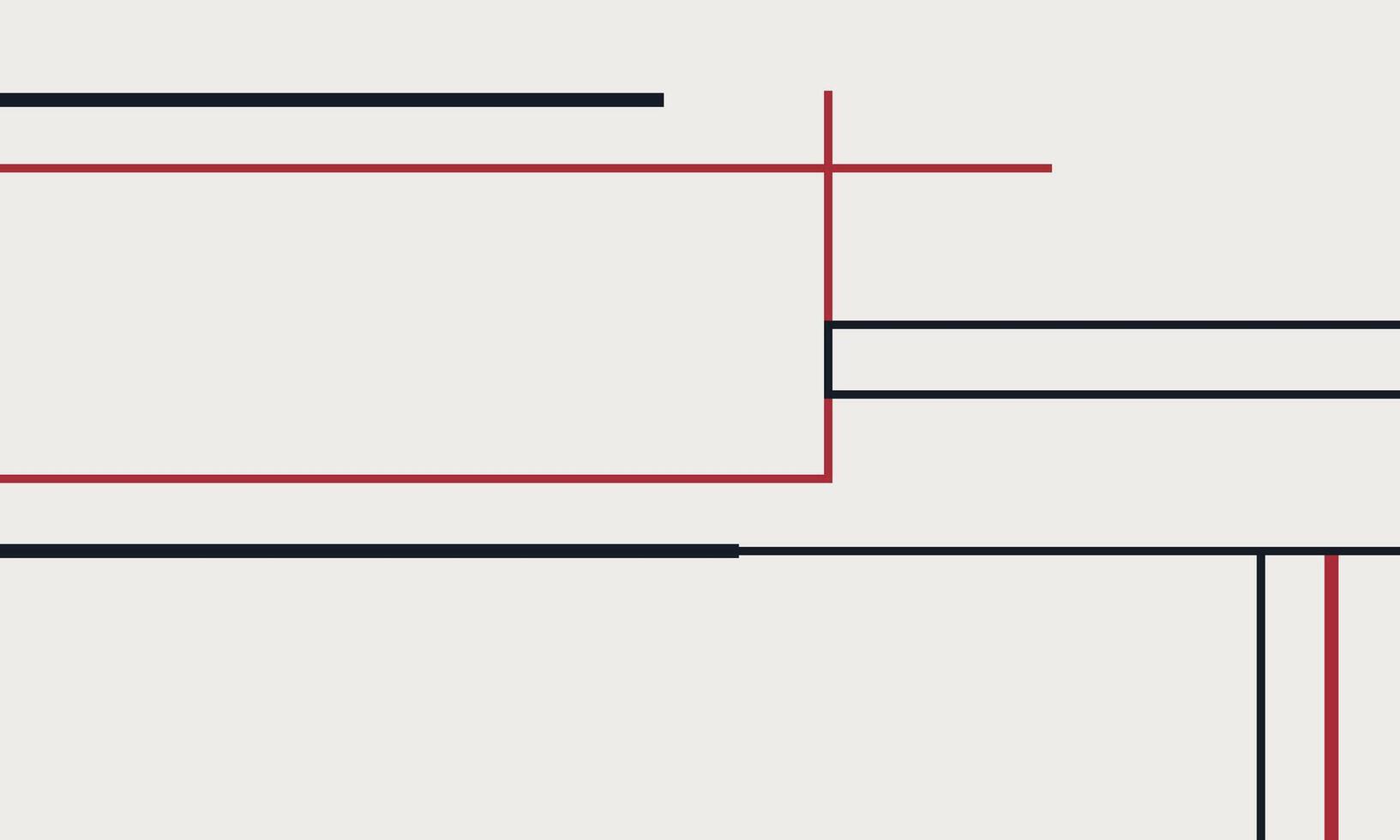 Colorful Flat Lines vector