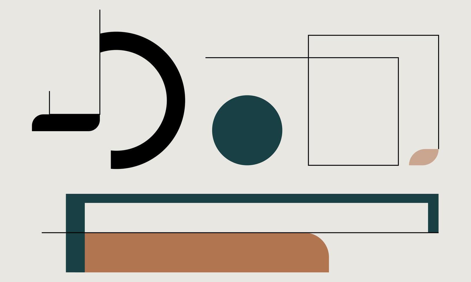 Minimal Line Art vector