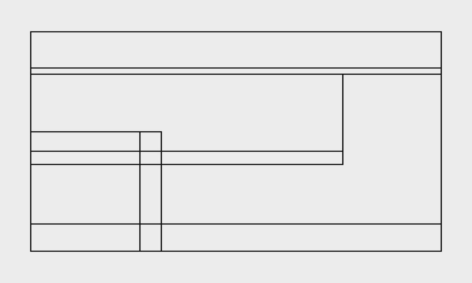 Thin Line Art with Flat Design vector