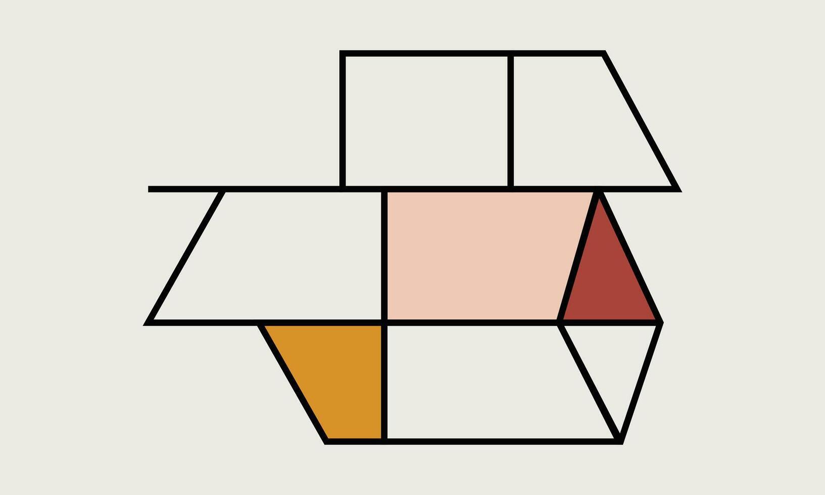 Minimalistic Art Layers vector