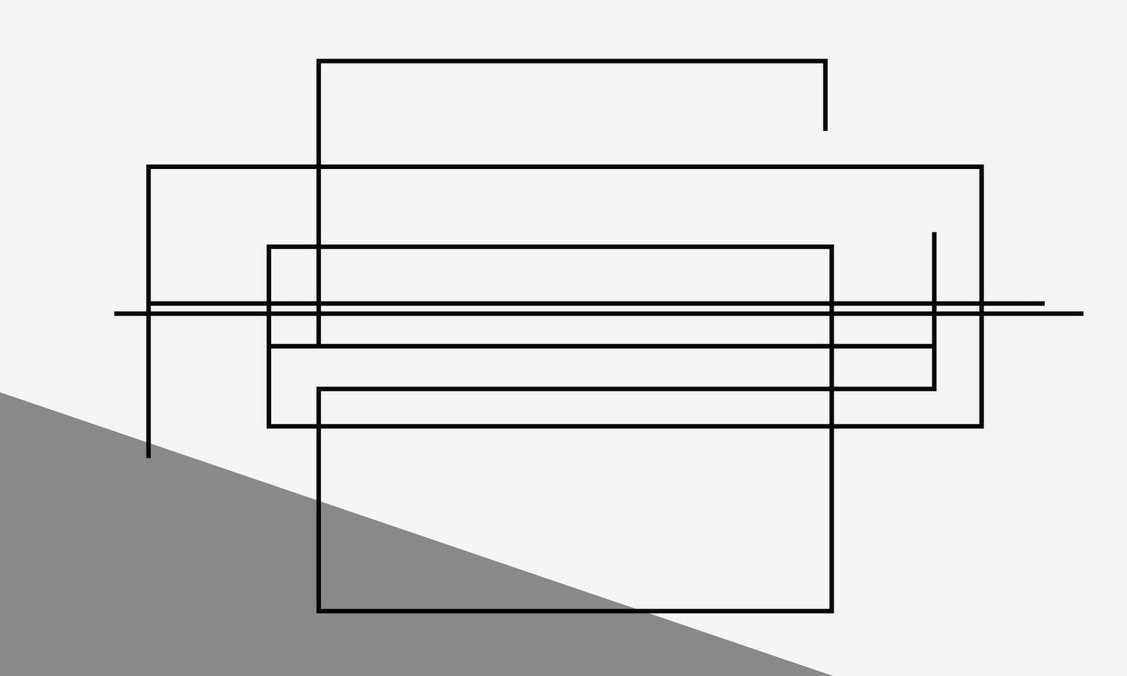 Soft Lines on Flat Backgrounds vector