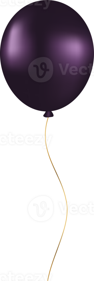Purple Pearl Balloon in Dark Tone, Balloon for Party Decorations png