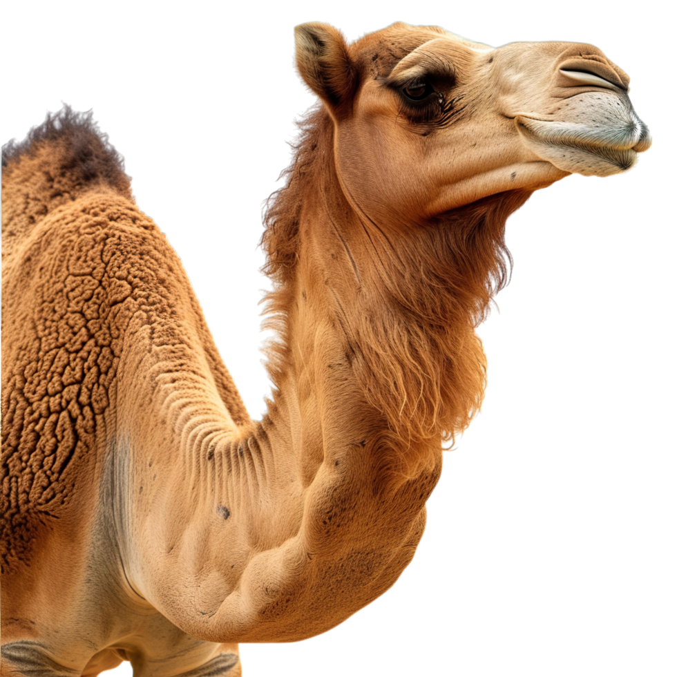 A camel is standing in front of a black background png