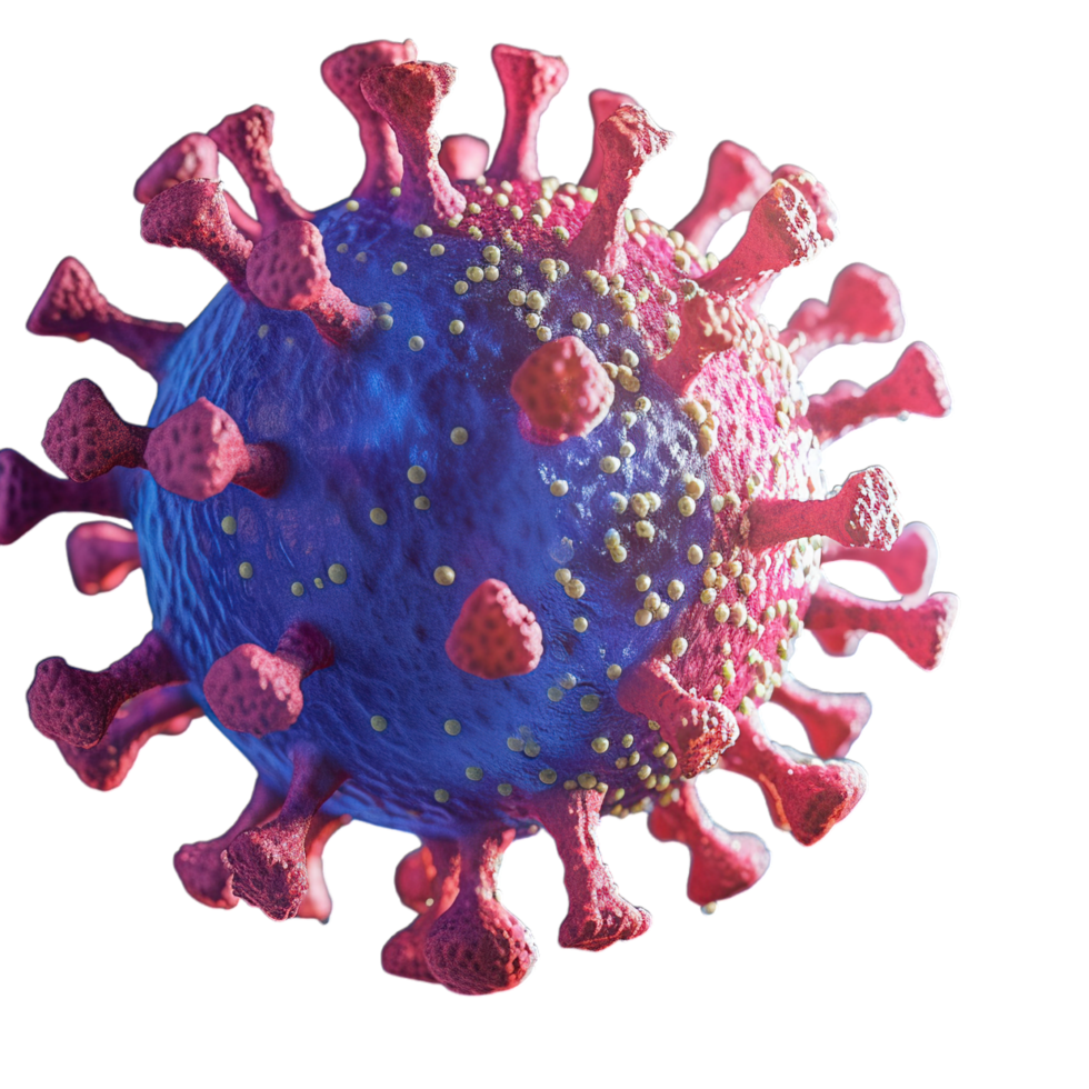 Coronavirus, a virus that causes the common cold, is shown in this illustration image png