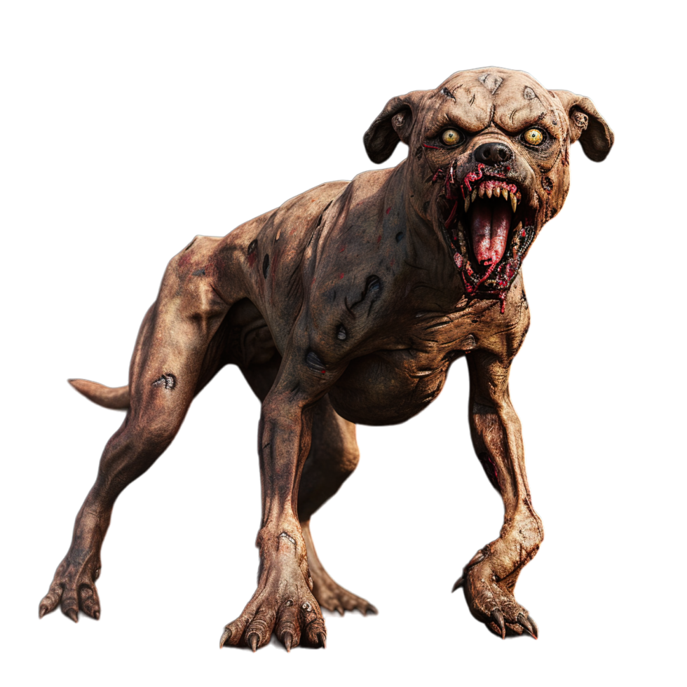A dog with its mouth open and teeth showing png