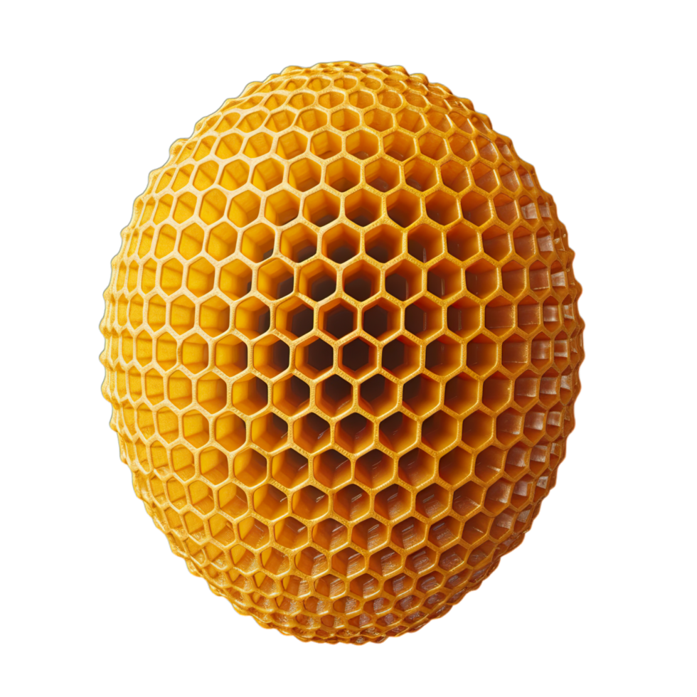 A honeycomb is shown on a black background png