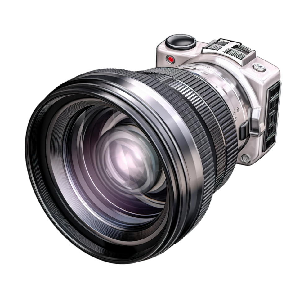 A camera lens is shown on a black background png
