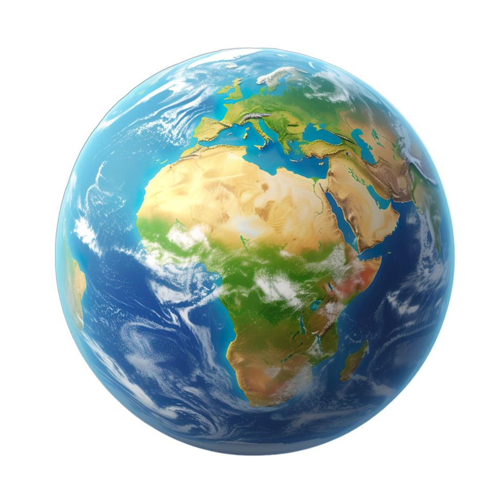 The earth is shown in this image png