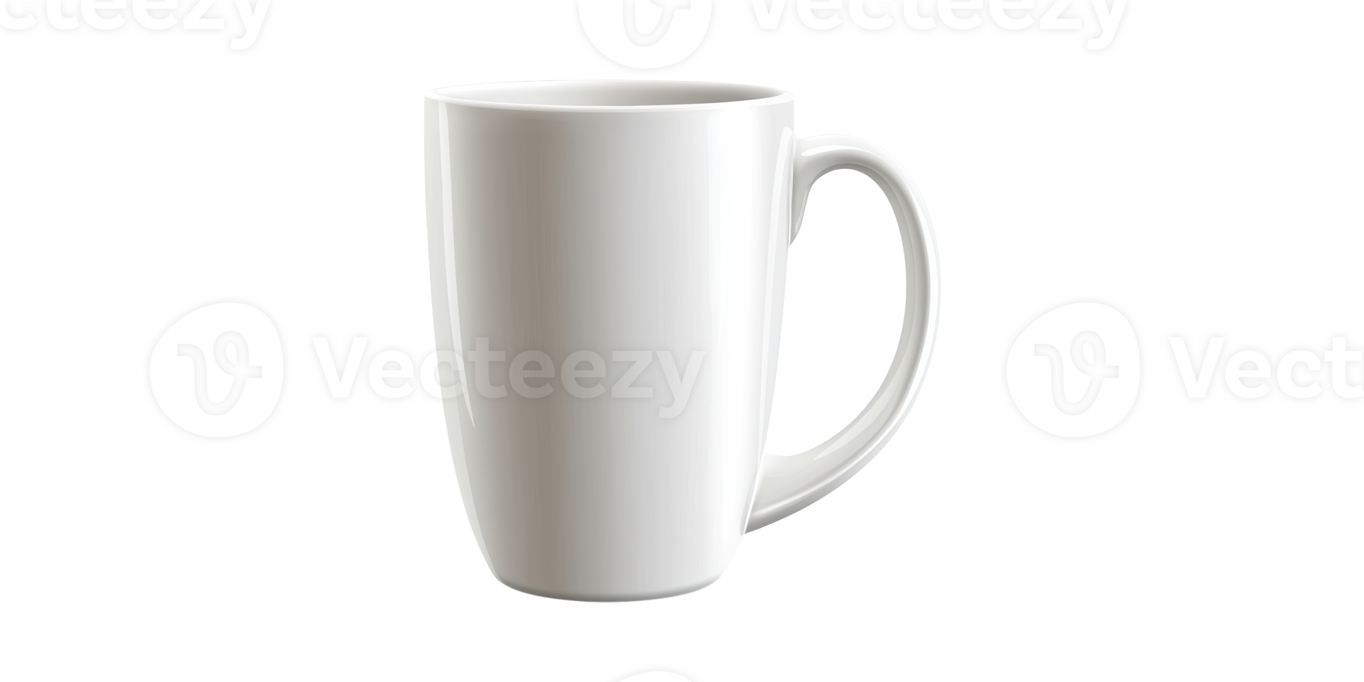 Ceramic Coffee Mug. Perfect For Branding, Design Mockups, And Promotional Use Isolated On Transparent Background png