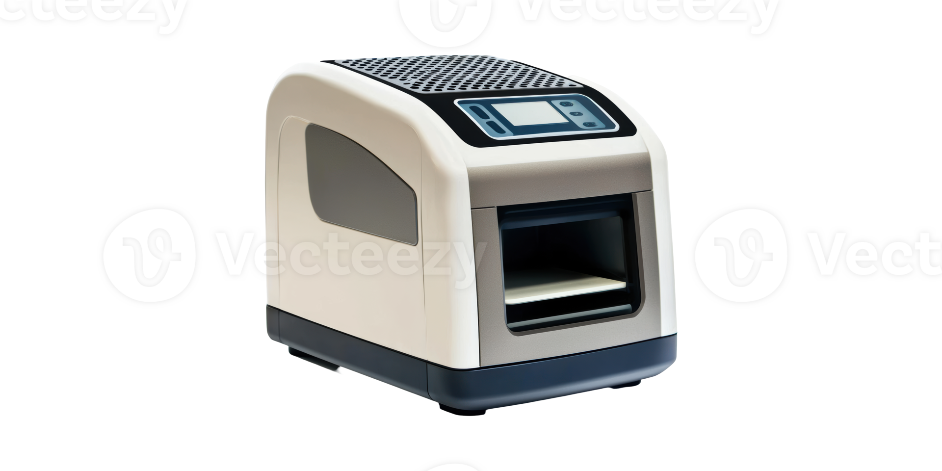 Compact Desktop 3D Printer With Lcd Display For Home And Office Use Isolated On Transparent Background png