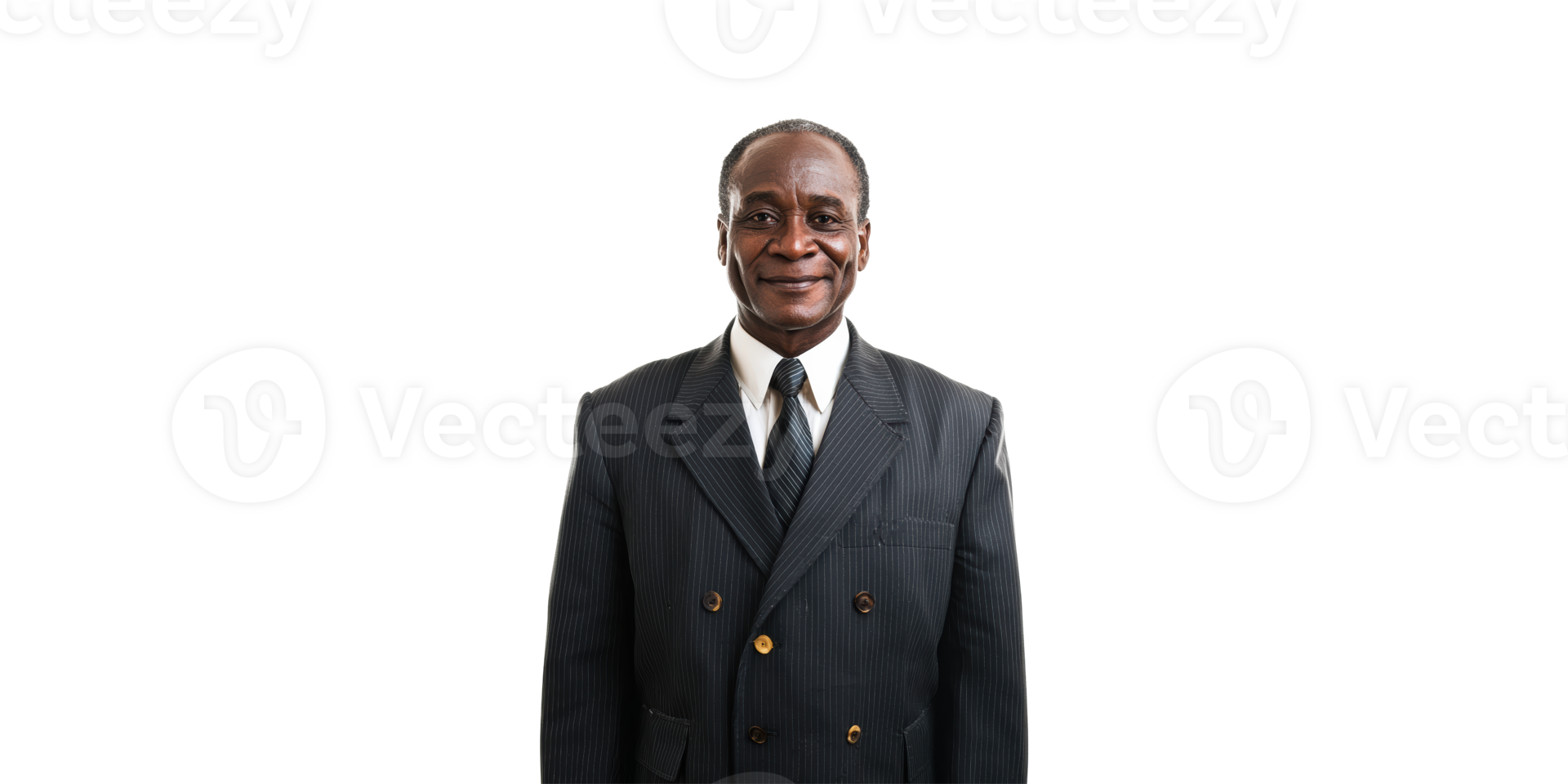 Elderly Businessman In Formal Suit Smiling. Professional Portrait Isolated On Transparent Background png