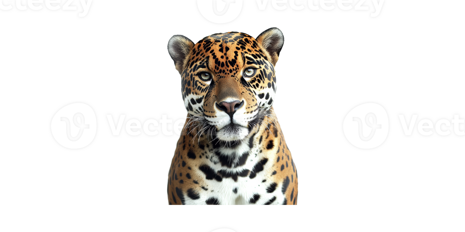 Jaguar Portrait. Majestic Wildlife And Conservation Symbol Isolated On Transparent Background png