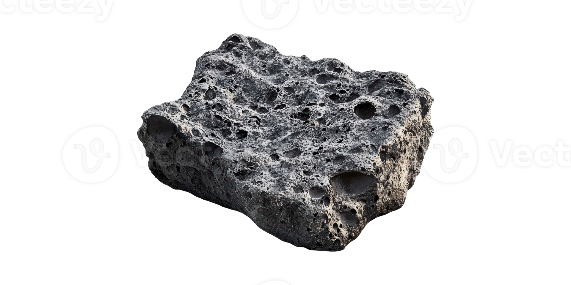 Volcanic Pumice Stone. Natural Lightweight Porous Rock For Industrial And Cosmetic Use Isolated On Transparent Background png