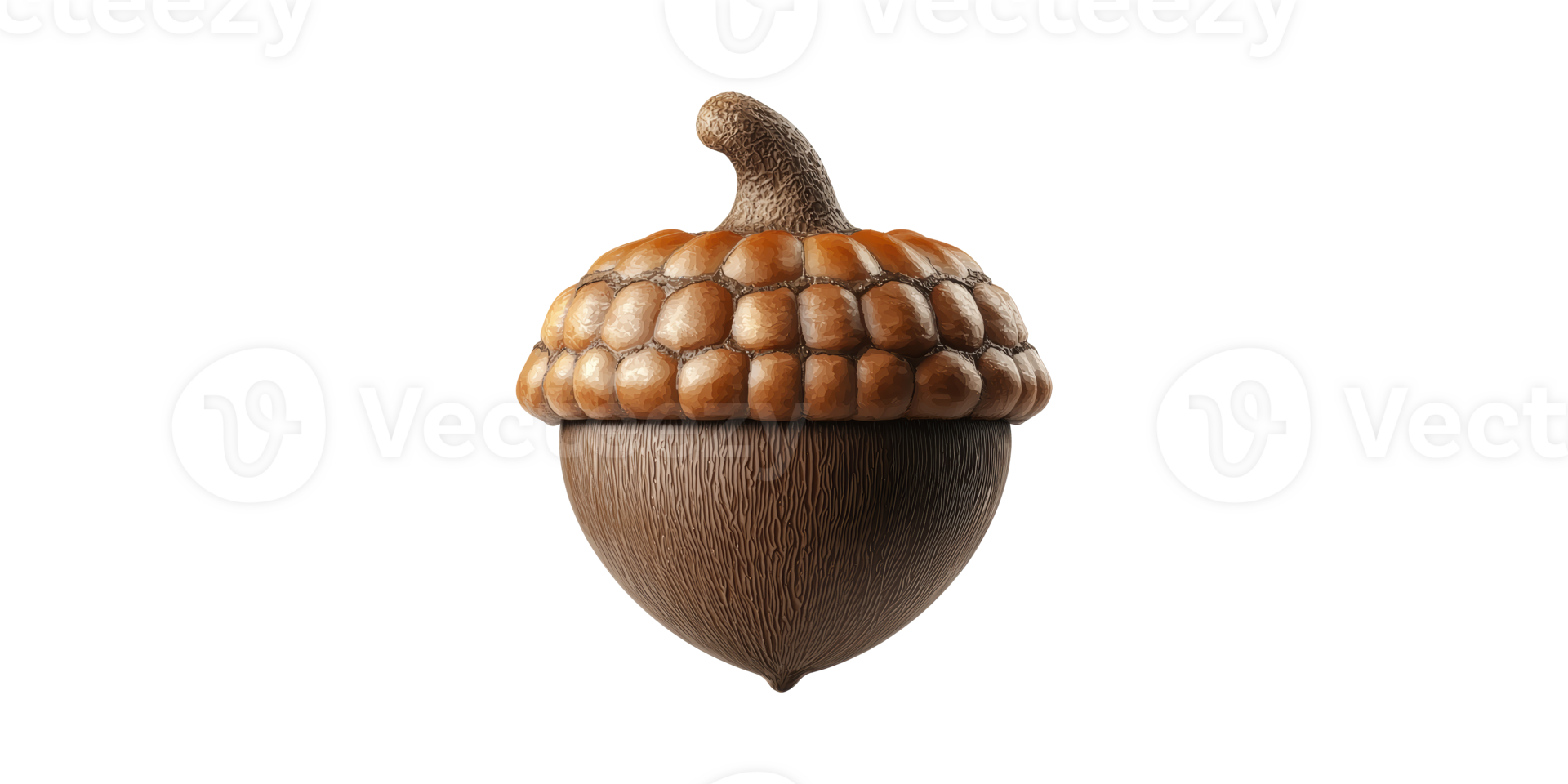 Realistic Acorn. Symbol Of Growth, Potential, And Nature'S Cycle Isolated On Transparent Background png