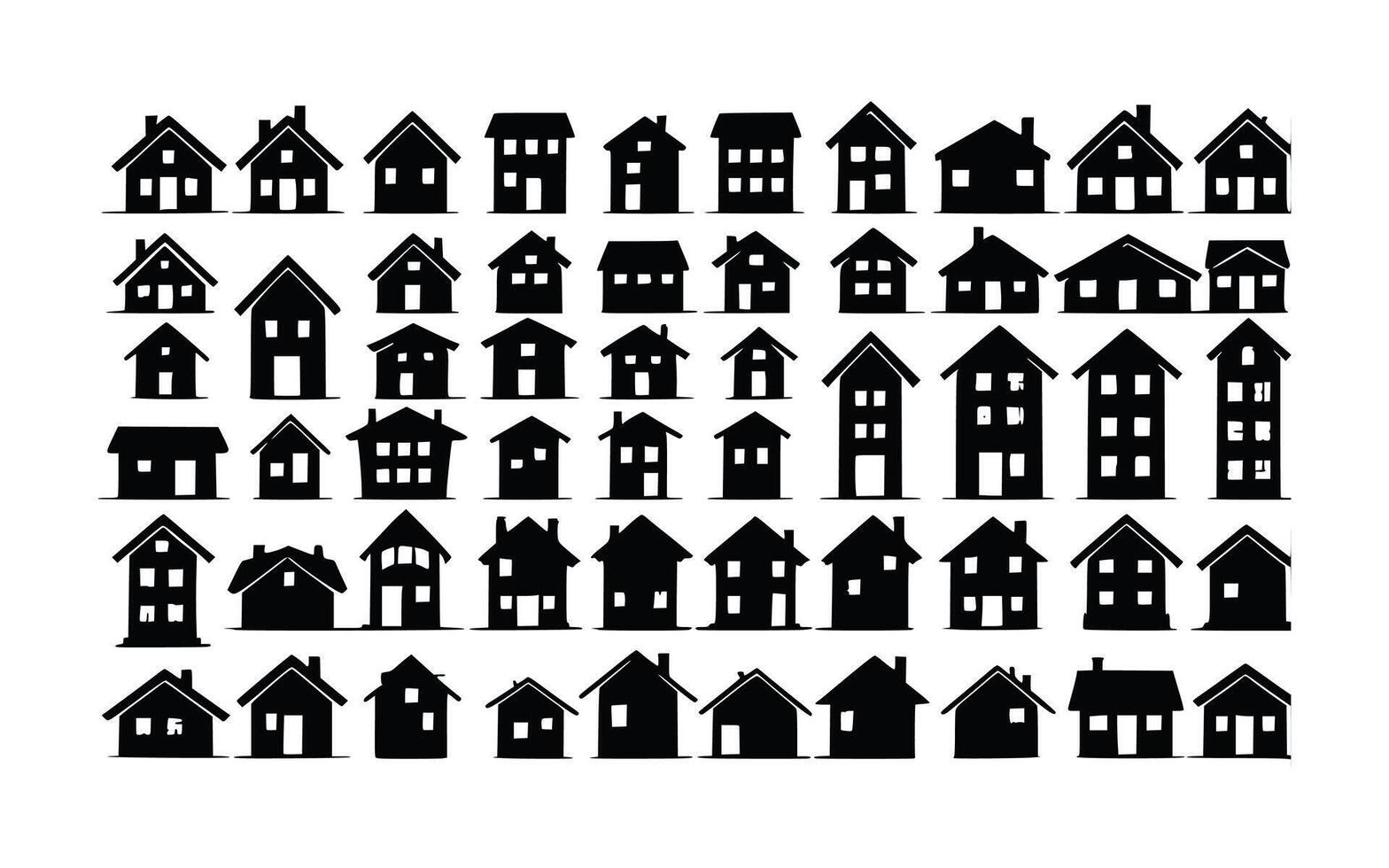 House icon collection vector