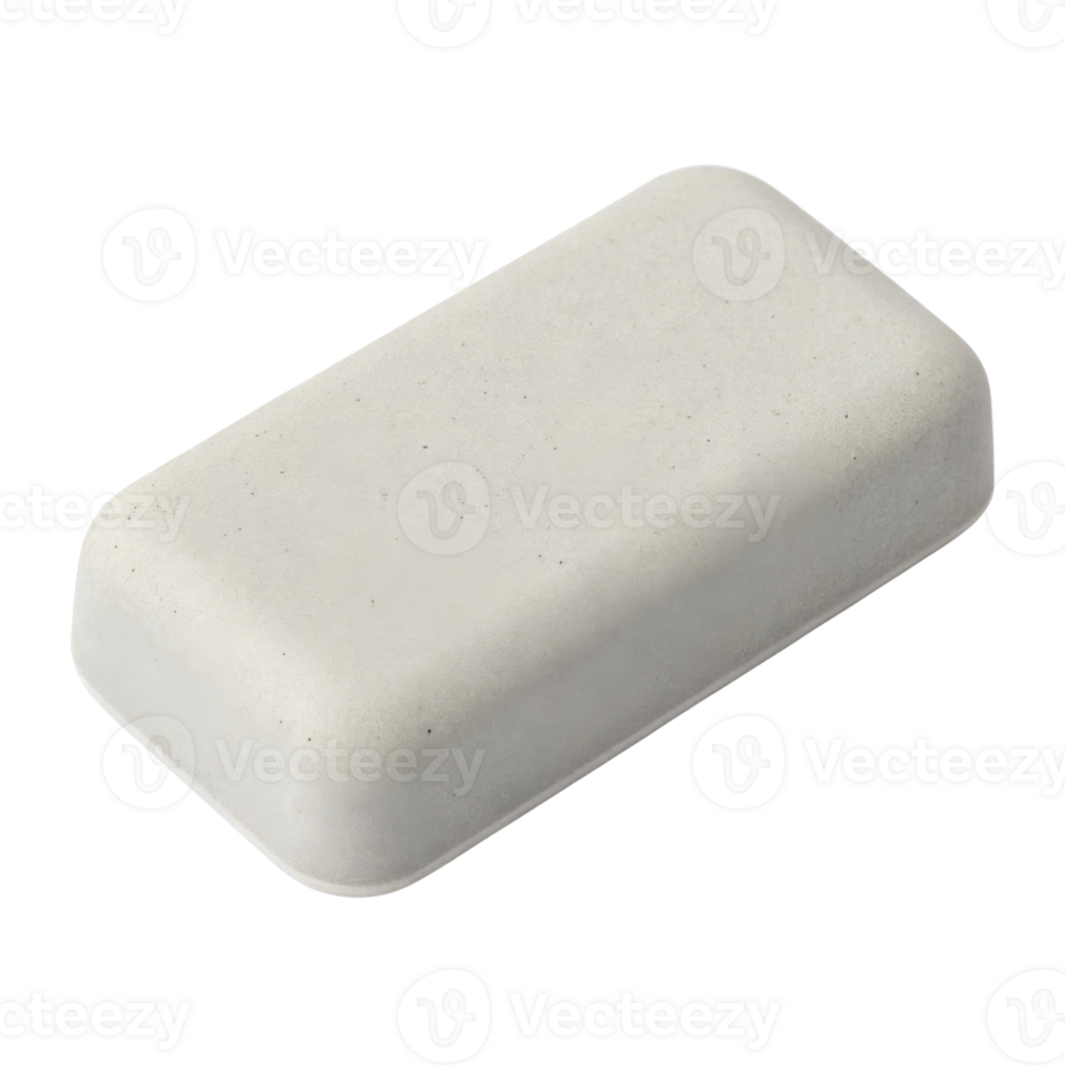 This is minimalist soap bar with smooth, rectangular shape and neutral color. It embodies simplicity and elegance, perfect for modern bathrooms png
