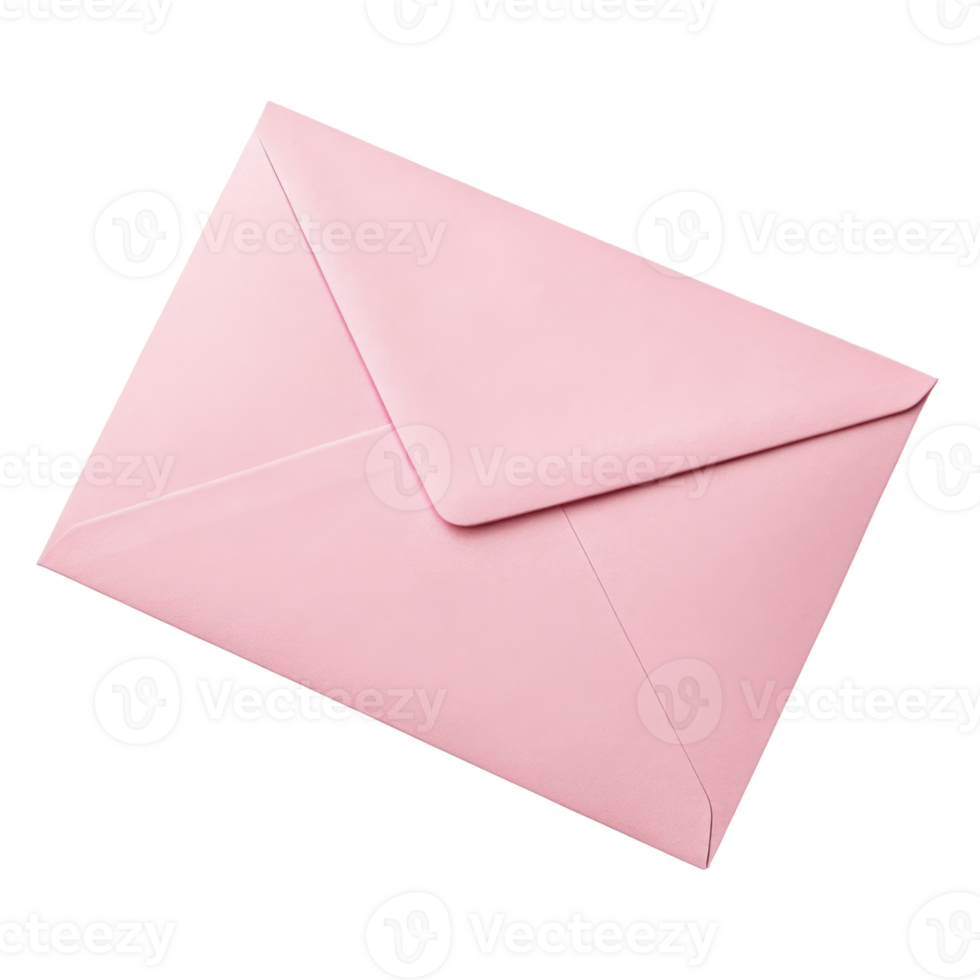 pink envelope with pointed flap, perfect for sending letters or invitations, adds touch of elegance and charm to any correspondence png