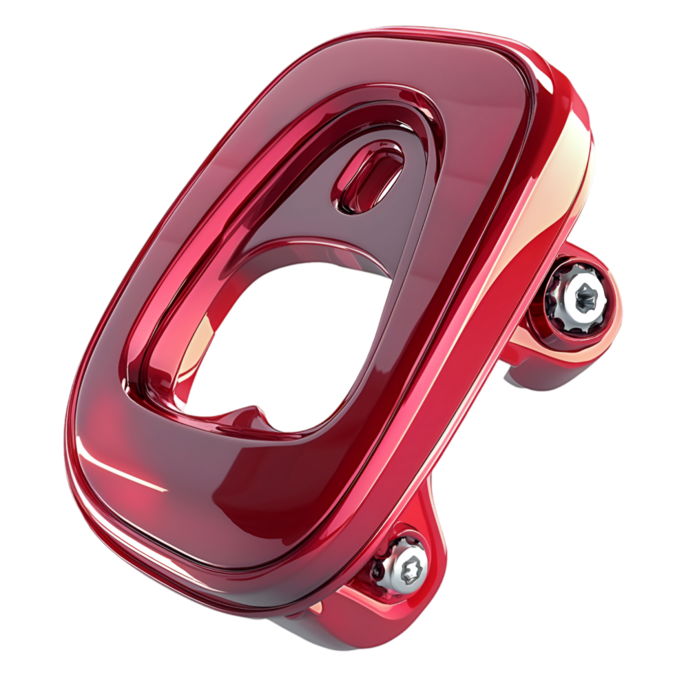 Modern red bottle opener sleek compact stylish practical design png