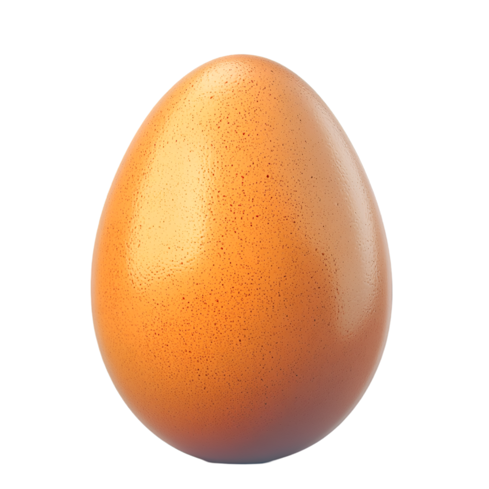 Single fresh brown egg smooth shell for nutritious delicious cooking recipes png