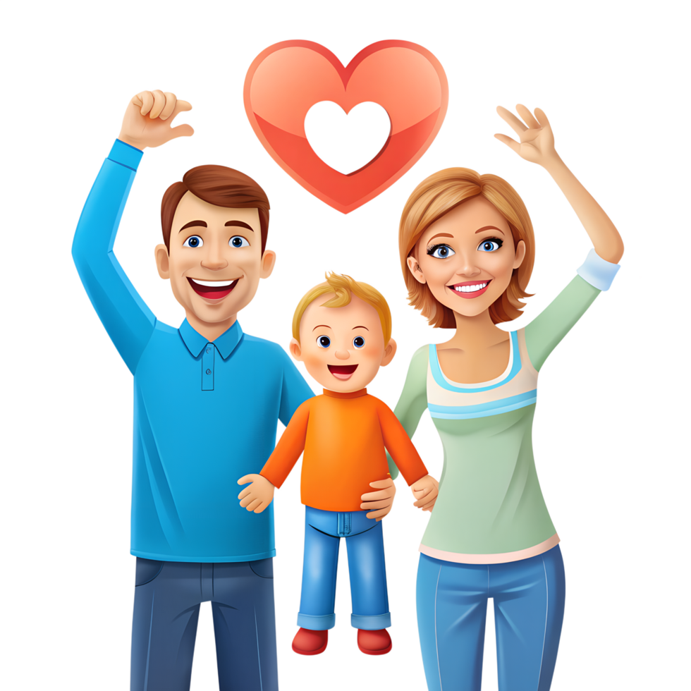 A family line art sign illustration silhouette isolated white background png