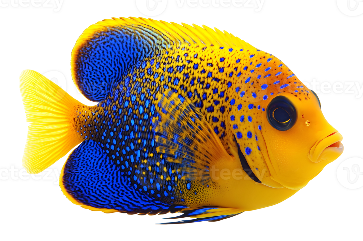 Brightly colored fish showcasing vibrant patterns png
